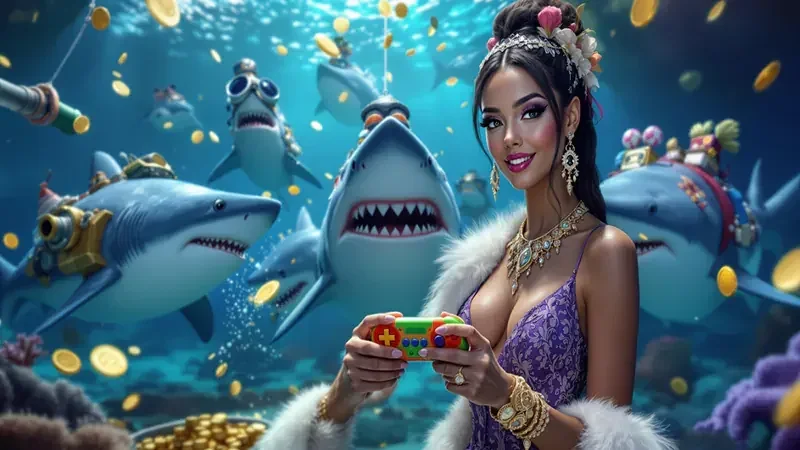 Area permainan tembak ikan sebagai salah satu kategori FENDI188