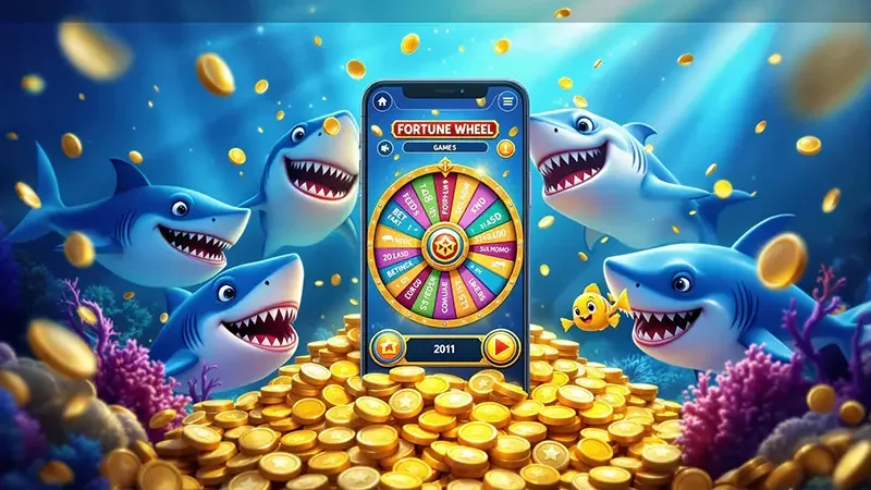 Visual permainan arcade tembak ikan FENDI188 di perangkat mobile